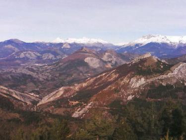 Vue du sommet d&apos;Aujour