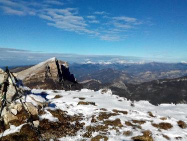 Au sommet du Gd Delmas (photo GSM)