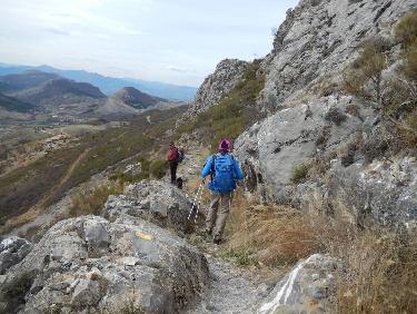Retour du Trainon au-dessus des Rayes