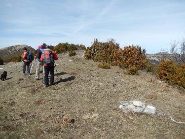 sur la crête de Serre de la Bouisse