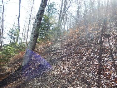 Montée vers le Pas de Jean Richaud