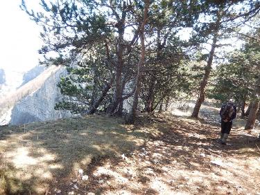 Le sentier de crête