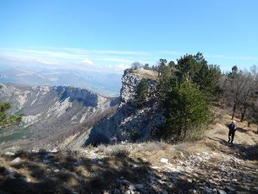 Sur la crête nord-est