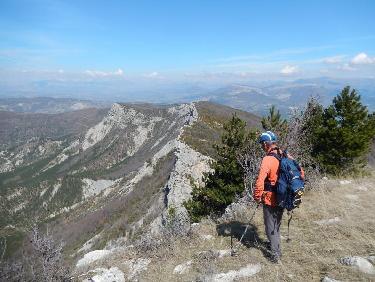 Sur la crête nord-est