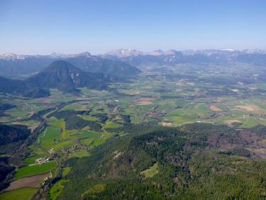 Au dessus du plateau du trieves 