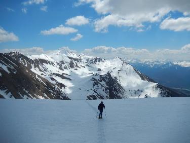 Montée vers la Crête de Vallon Pion