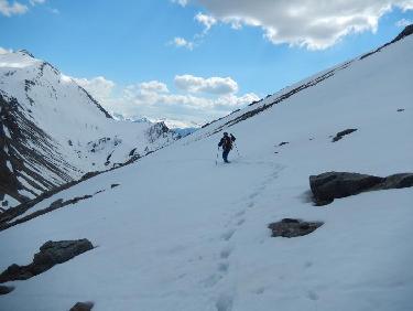 Descente de la Crête de Vallon Pion