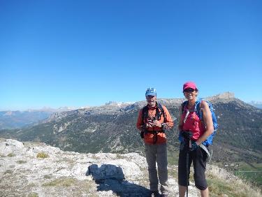 au sommet de la Petite Céüse