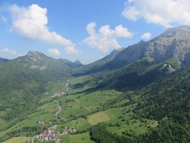 La vallée de Doucy en Bauges 
