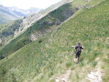 Descente vers les Gourniers