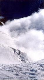 Crevasses et séracs