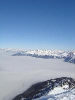 Mer de nuage sur la basse vallée de Tarentaise