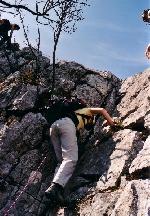 Sur l'arête nord de la Montagne du Sac