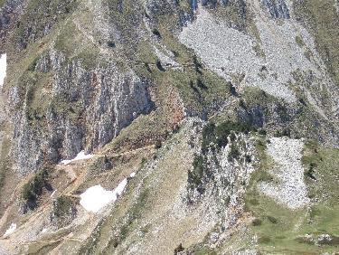 Derniers lacets avant le Pas de la Ville