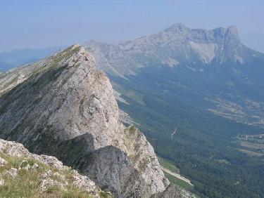 Du sommet vue vers le nord