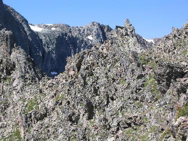 Au dessus du col de la Balmette