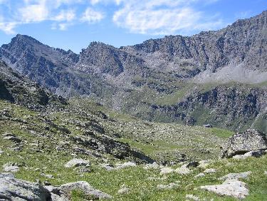 Au dessus du refuge du Viso