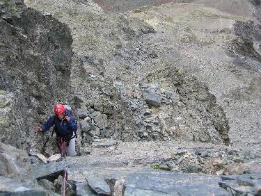 Dans le dièdre sommital