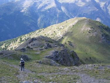 sur la crête de Jilly