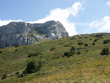 Arrivée sur le plateau