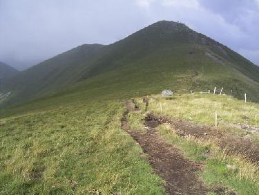 parcours sur la crête