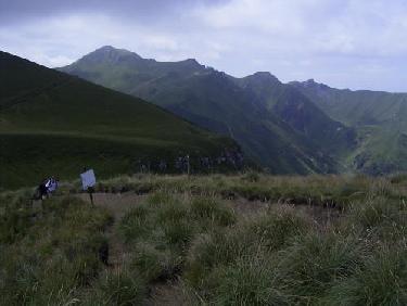 Puy de Sancy vu des crêtes de Chaudefour