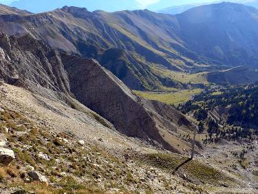 Arrivée sous le col de Corps