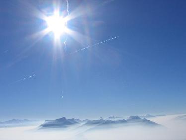 Mer de nuages en dessous du Nivolet