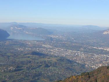 Vue sur le bassin Chambérien