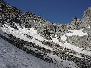passage de montée vers le pic du frêne