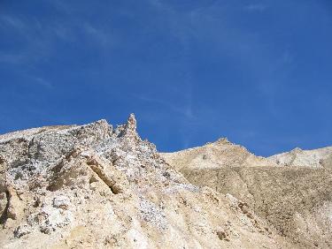 En arrivant au col !