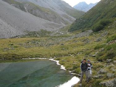Avant le refuge du Saut...