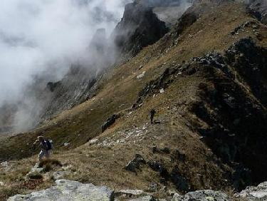Crête sud de la Pointe de Combe Bronsin