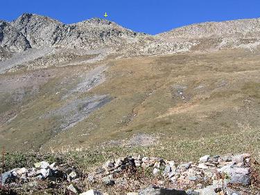 Sommet avant d&apos;attaquer les pentes