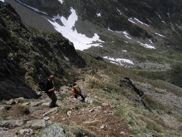 Sous le col de combe oursière