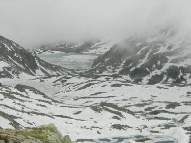 Les Sept Laux vus de la crête de Mouchillon