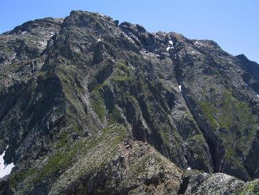 Prolongement de l'arête de la tête de Barbalon
