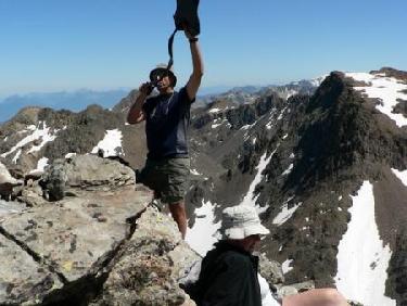 Au sommet du Pic du Grand Doménon