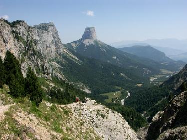 Descente du pas de l&apos;Aiguille