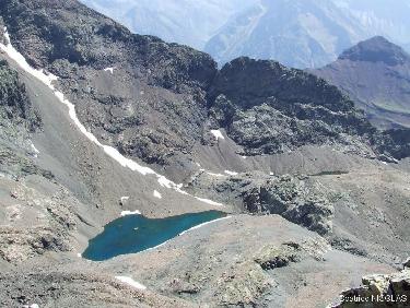 Lac vestigial du Glacier de Malcros