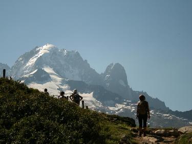 Lac Blanc, premier panoramique...