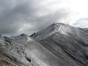 La crête menant à la Tête de Girardin