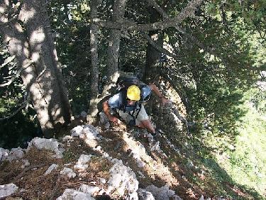 Escalade de l&apos;arête