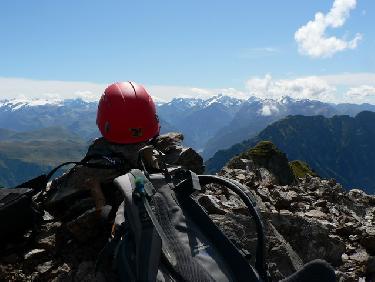 Au sommet du Pic de Mirebel