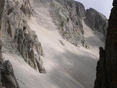 Versant sud de la tête de la Cavale
