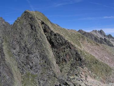 l'arête Sud du pic de l'Agnelin