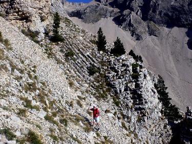 Vers la première croupe