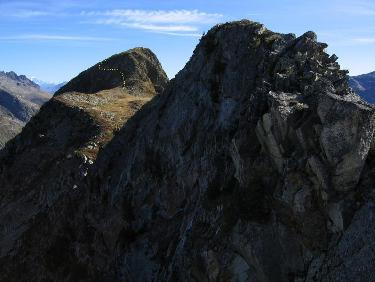 vue de la crête vers le nord