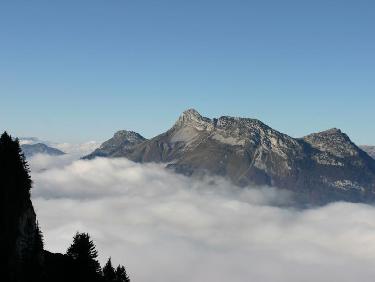 mer de nuage en bauges