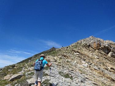 Sommet Ã  2624m sur la crÃªte de l&apos;Arpion